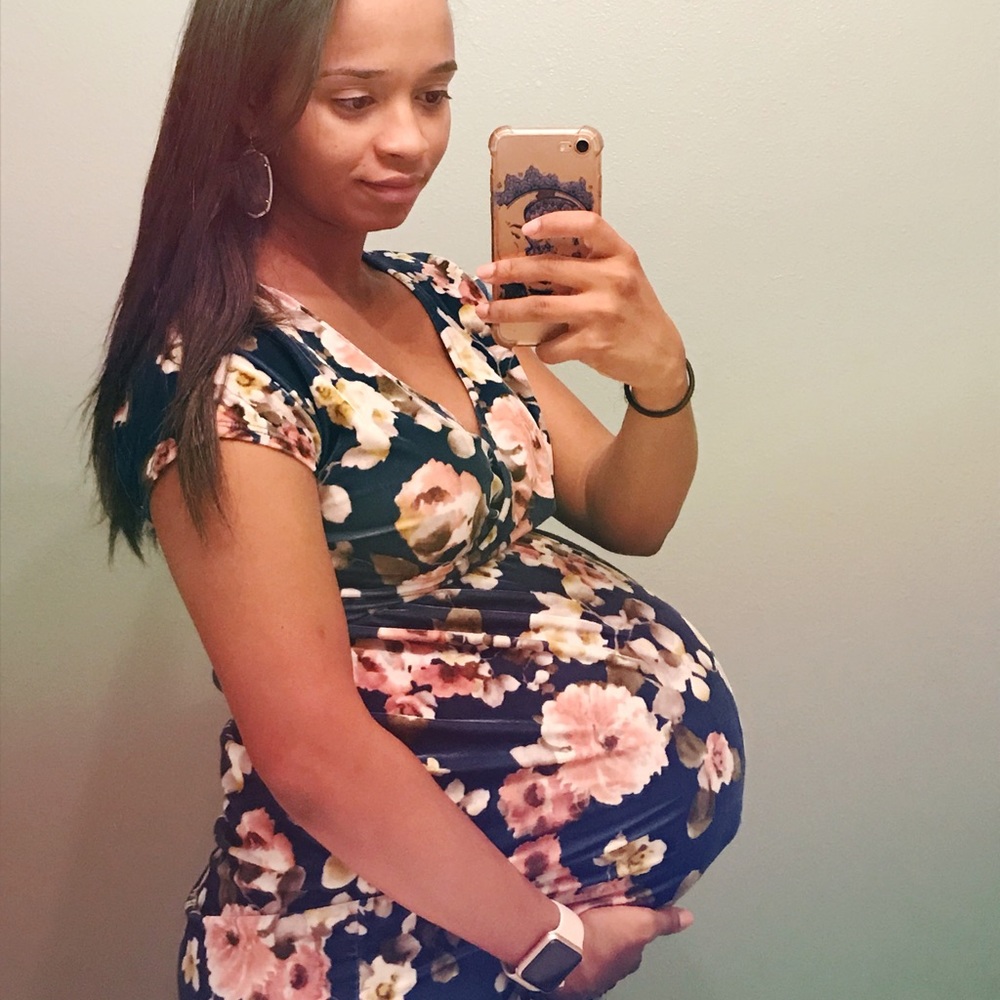 Pinkblush Floral Maternity Dress